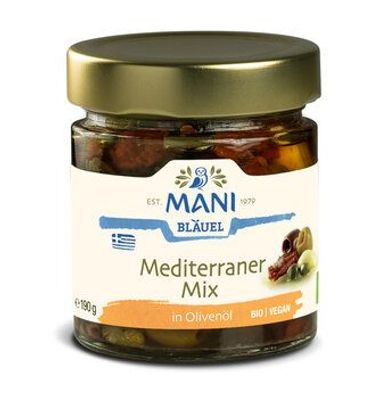 MANI® 6x MANI Mediterraner Mix in Olivenöl 190g