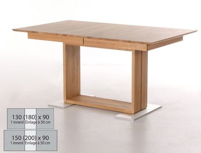 Esstisch Bennet 1XL ausziehbar Holztisch Eckbanktisch Mittelauszug