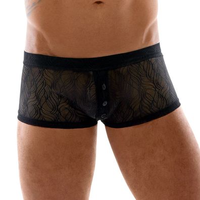 Sexy Unterhose Herren Dessous Erotik Transparent Unterwäsche Knöpfe Shorts "Theo