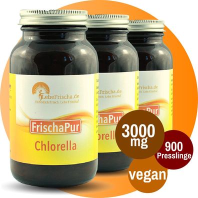 Chlorella 100% Algen Presslinge für Entgiftung & Wohlbefinden