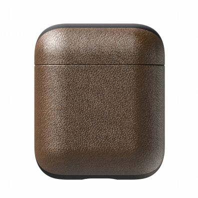 Nomad Airpod Leather Kopfhörer-Case AirPods Schutzhülle braun