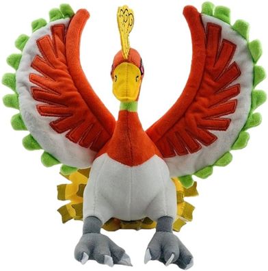 Shiny Ho-Oh Pokemon Kuscheltier Plüschfigur - 25cm große Houou Nintendo Plüschfiguren