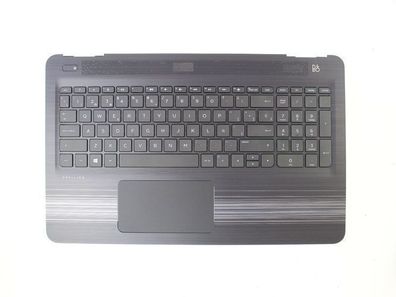 HP Pavilion 15 Palmrest Keyboard Tastatur QWERTY SP 856026-071