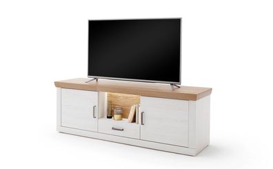 Lowboard Marlis 8 Pinie Aurelio Nb 181x62x50 cm TV-Board Wohnzimmer