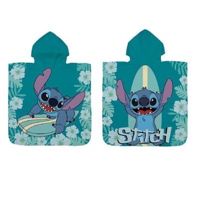 Lilo & Stitch Kinder-Kapuzenhandtuch Badeponcho Bequem und Stylisch