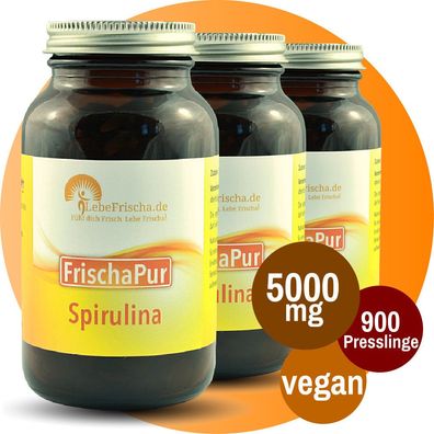 Spirulina 100% Algen Presslinge für Wohlbefinden & Gesundheit