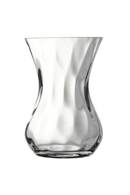 Beykoz Optik Grosse türkische Teegläser 130 ml, orientalisches Teeglas 6 Stück