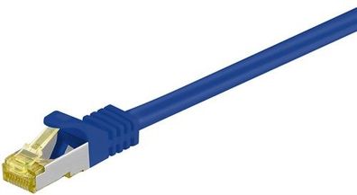 Goobay 91610 RJ45 Patchkabel CAT 6A S/ FTP (PiMF), 500 MHz mit CAT 7 Rohkabel, ...