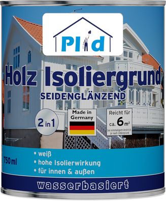 plid® Premium Holz-Isoliergrund Isolierfarbe Isoliergrund weiß