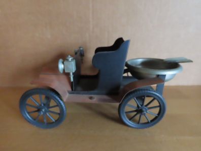 Auto Oldtimer als Aschenbecher Metall 3Farbig ca. 10,5 cm hoch