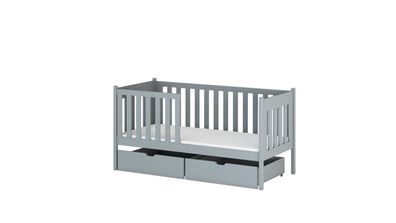 Furnlux Classic Kinderbett ALICJA - Grau - 88 x 208 x 96 cm
