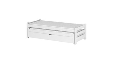 Furnlux Classic Kinderbett ANIS - Weiß - 98 x 198 x 52 cm