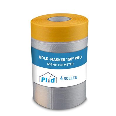 plid Gold-Masker 150° Pro, Tape, Klebeband, Malerband, Abdeckband, UV- Resistent