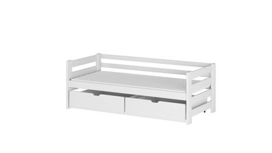 Furnlux Classic Kinderbett ERGO - Weiß - 88 x 188 x 66 cm