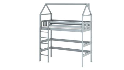 Furnlux Classic Hausbett GLORIA - Grau - 98 x 208 x 227 cm