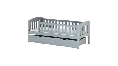 Furnlux Classic Kinderbett GUCIO - Grau - 98 x 208 x 75 cm