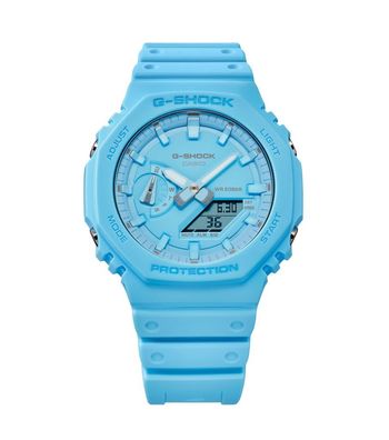 Casio G-Shock Armbanduhr blau LED Light Stoßfest GA-2100-2A2ER