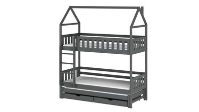 Furnlux Classic Hausbett IGA - Grau - 98 x 198 x 217 cm