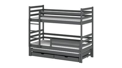 Furnlux Classic Etagenbett LUK - Graphit - 88 x 168 x 161 cm