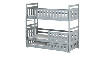 Furnlux Classic Etagenbett OLIWIA - Grau - 88 x 208 x 171 cm