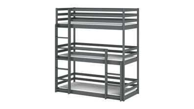 Furnlux Classic Etagenbett TED - Graphit - 98 x 208 x 210 cm