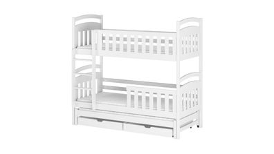 Furnlux Classic Etagenbett VIKI - Weiß - 88 x 188 x 171 cm