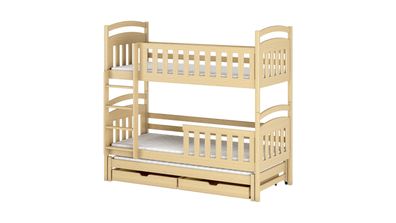 Furnlux Classic Etagenbett VIKI - Beige - 98 x 208 x 171 cm