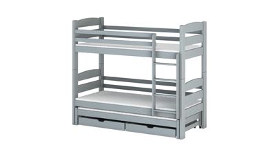 Furnlux Classic Etagenbett CEZAR - Grau - 98 x 188 x 161 cm