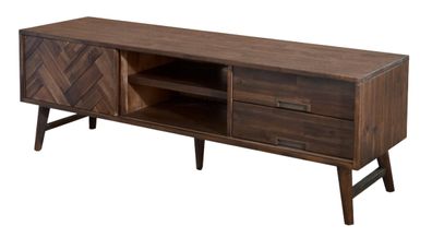 Furnlux Premium Tv Lowboard ASHTON - Braun - 165 x 45 x 55 cm