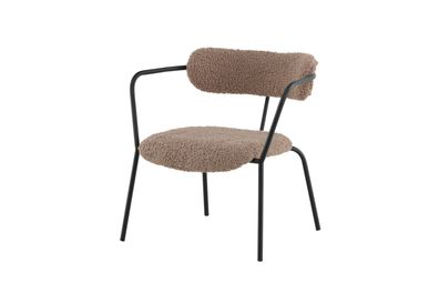 Furnlux Classic Sessel DUFFY - Braun - 68 x 67 x 69 cm