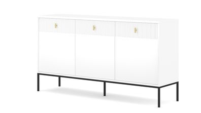 Furnlux Classic Sideboard Maggiore - Weiß - 154 x 39 x 83 cm