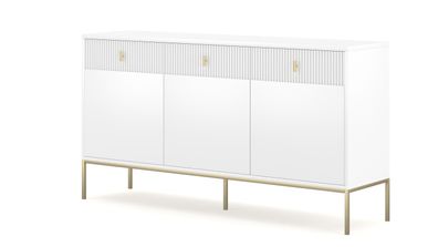 Furnlux Classic Sideboard Maggiore - Weiß - 154 x 39 x 83 cm