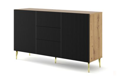 Furnlux Classic Sideboard Ravenna B - Beige - 150 x 42 x 87 cm