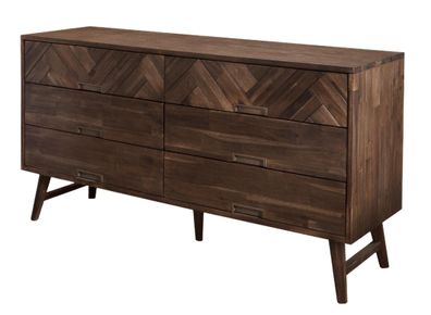 Furnlux Premium Sideboard ASHTON - Braun - 155 x 45 x 75 cm