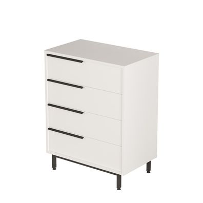 Furnlux Classic Kommode OCEAN - Weiß - 75 x 45 x 95 cm