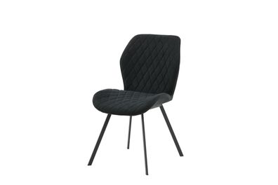 Furnlux Classic Esszimmerstuhl GEMMA - Schwarz - 50 x 63 x 90 cm