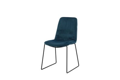 Furnlux Classic Esszimmerstuhl MUCE - Blau - 43 x 63 x 84 cm