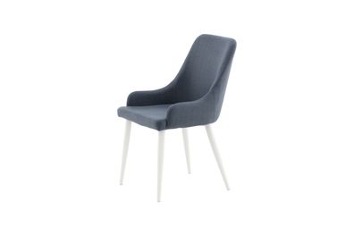 Furnlux Classic Esszimmerstuhl PLAZA - Blau - 49 x 58 x 86 cm