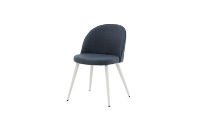 Furnlux Classic Esszimmerstuhl VELVET - Blau - 50 x 57 x 77 cm