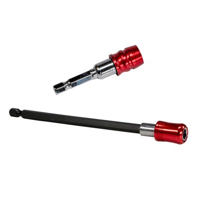 2er Set Schnellwechsel Bithalter Magnetbithalter 60mm + 150mm langer Bit Halter