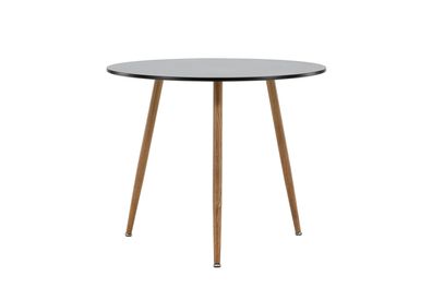 Furnlux Classic Esstisch POLAR - Schwarz - 90 x 90 x 75 cm