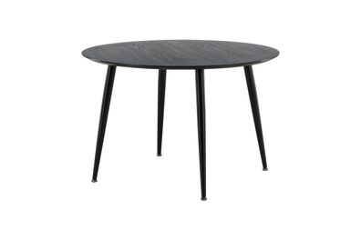 Furnlux Classic Esstisch DIPP - Schwarz - 115 x 115 x 75 cm