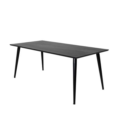 Furnlux Classic Esstisch DIPP - Schwarz - 90 x 180 x 76 cm