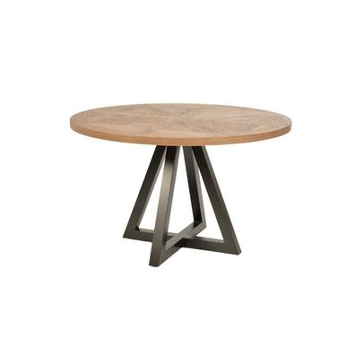 Furnlux Premium Esstisch INDUS - Beige - 125 x 125 x 77 cm