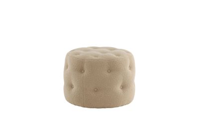 Furnlux Classic Hocker Benjamin - Beige - 55 x 55 x 44 cm