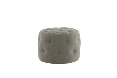 Furnlux Classic Hocker Benjamin - Grau - 55 x 55 x 44 cm