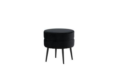 Furnlux Classic Hocker POT - Schwarz - 40 x 40 x 40 cm