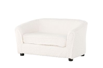 Furnlux Classic Kindersofa MÅNA - Weiß - 90 x 62 x 50 cm