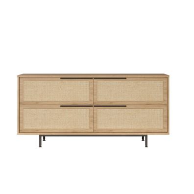 Furnlux Classic Konsolentisch OCEAN - Hellbeige - 160 x 45 x 74 cm