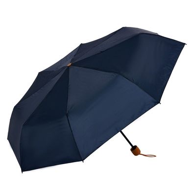 Clayre & Eef Faltbarer Regenschirm 56 cm Blau Synthetisch